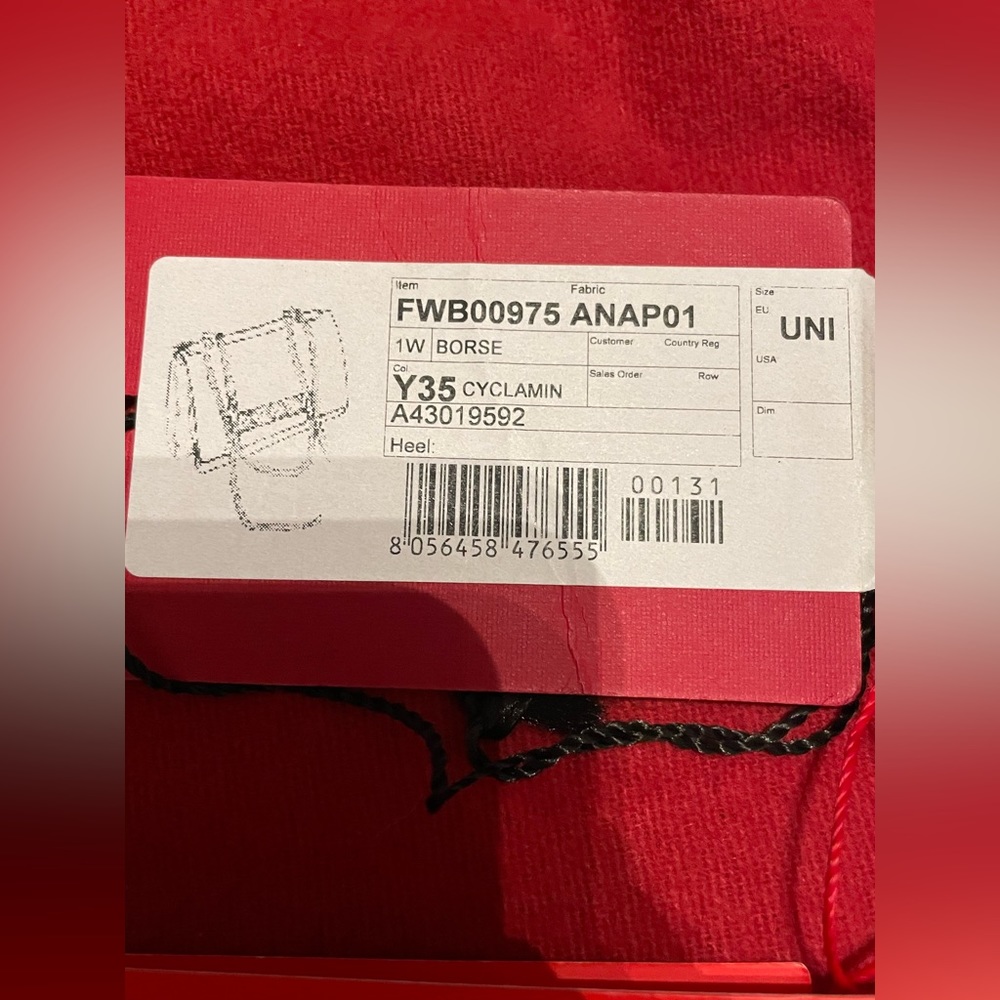 Valentino Garavani Va-Va-Voom RED Shoulder Bag / Clutch, NWT,100% AUTHENTIC! - Picture 13 of 14